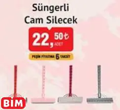SÜNGERLİ CAM SİLECEK